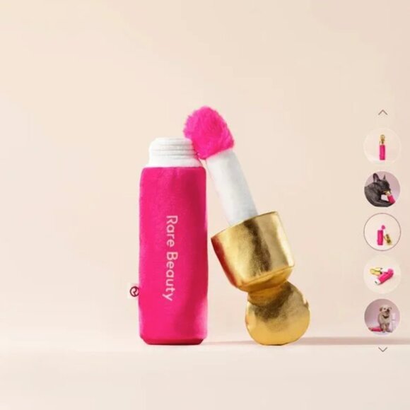 NWT Rare Beauty  by Selena Gomez Soft Pooch Blush Dog Toy - Picture 4 of 8